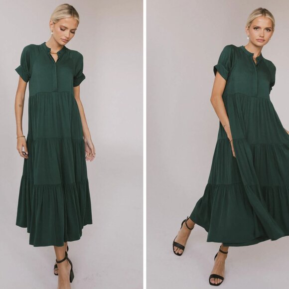 Bohme Amanda Tiered Maxi Dress - Picture 1 of 6